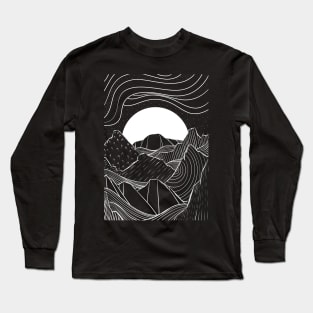 A dark seascape Long Sleeve T-Shirt